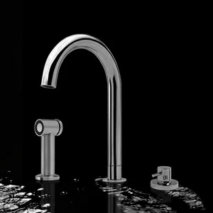 Смеситель на три отверстия 7NUBAP31 Geda Nextage Nuba+ с поворотным изливом и душем