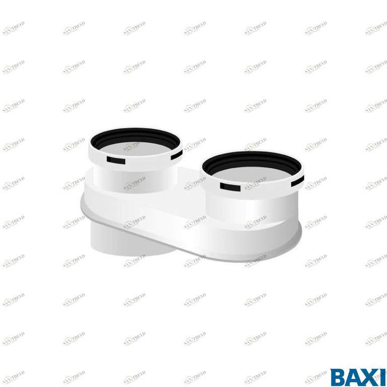 7102689- Адаптер для подключения раздельных труб, диам. 80 мм, HT (7102689-) BAXI 