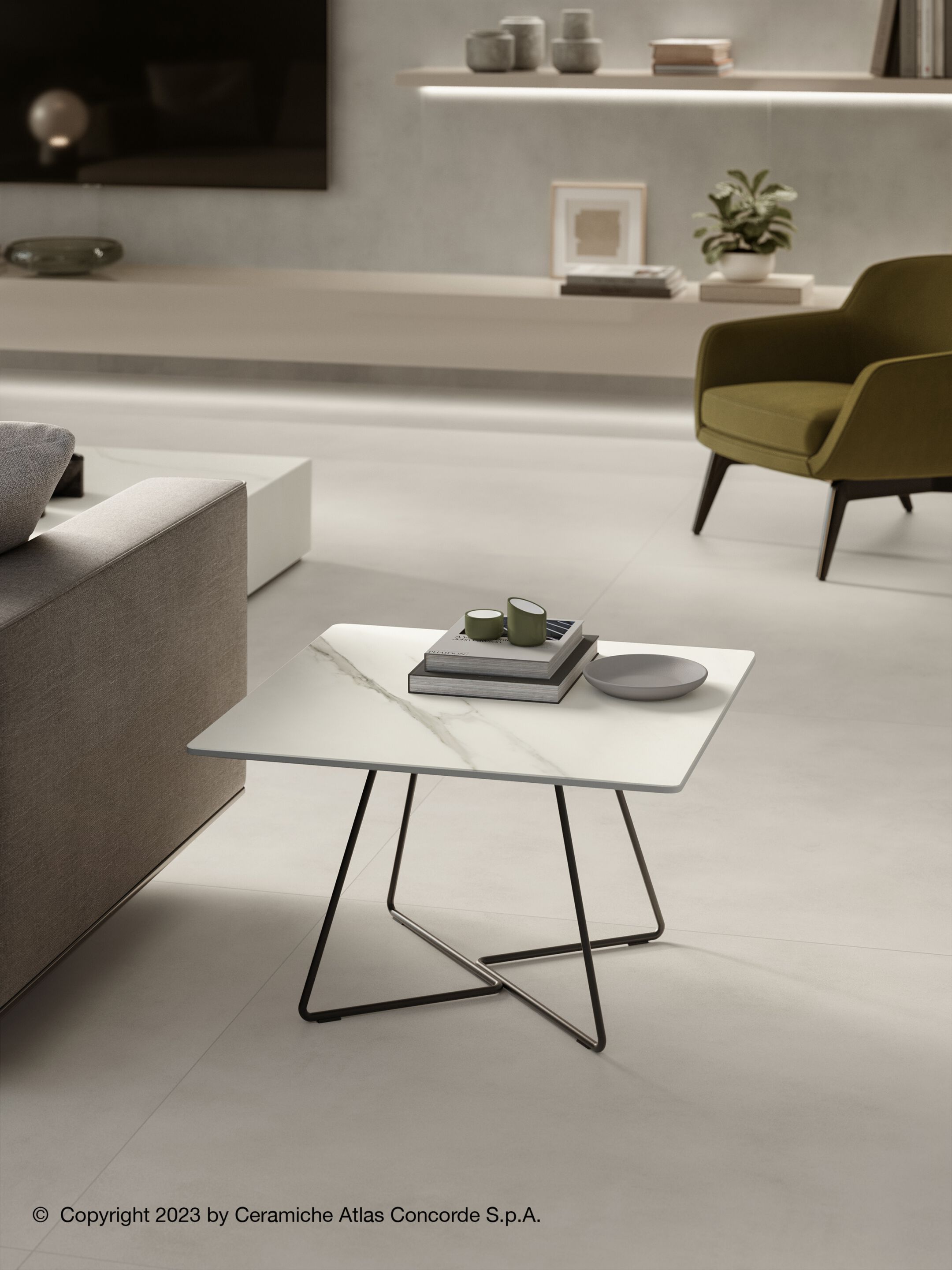 Пол / керамогранит с эффектом цемента Atlas Concorde Boost Balance ARCH-00002208 - Вид №22