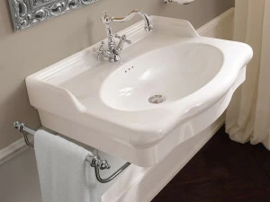 Подвесная раковина настенная овальная Scarabeo Ceramiche Castellana белая