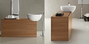 Toscoquattro Тумба под раковину 140 см LE ACQUE Noce Canaletto