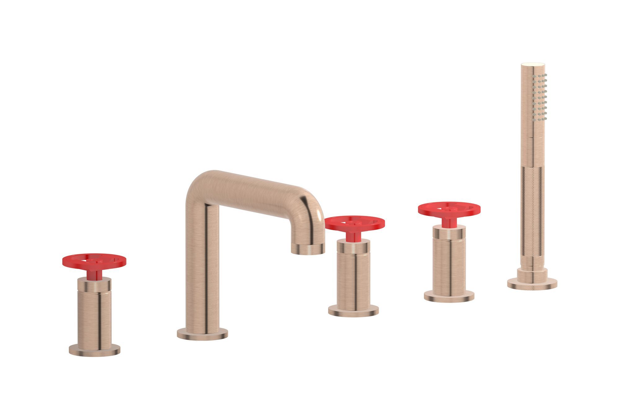 Смеситель для ванны с 5 отверстиями и ручным душем IB Bold ARCH-00114944 - Вид №21