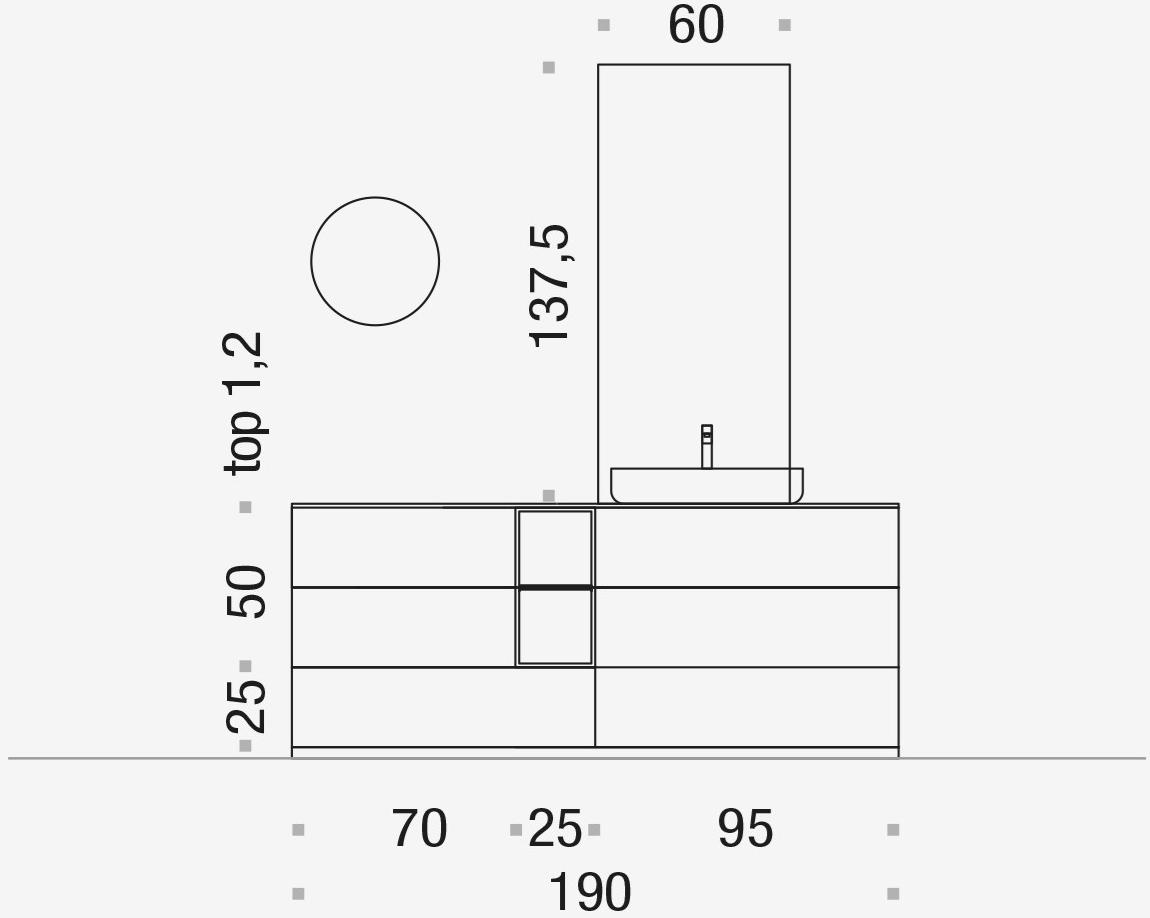 Arcom Тумба под умывальник из дерева с зеркалом Pollock Santreyd sun-id-1504600 - Вид №3