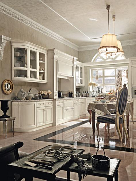 Martini Interiors Лакированная линейная кухня из дерева на заказ Convivio sun-id-1402633 - Вид №4