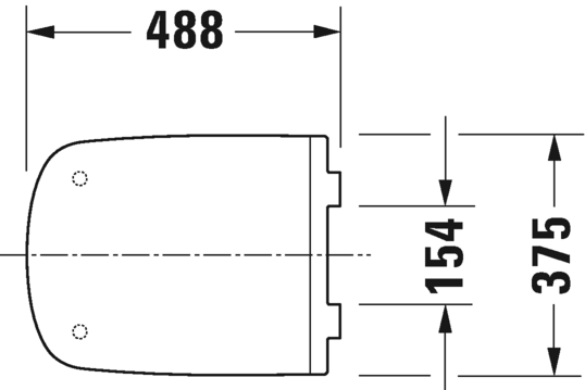 0060590000 Крышка сиденье для унитаза Duravit Durastyle - Вид №6