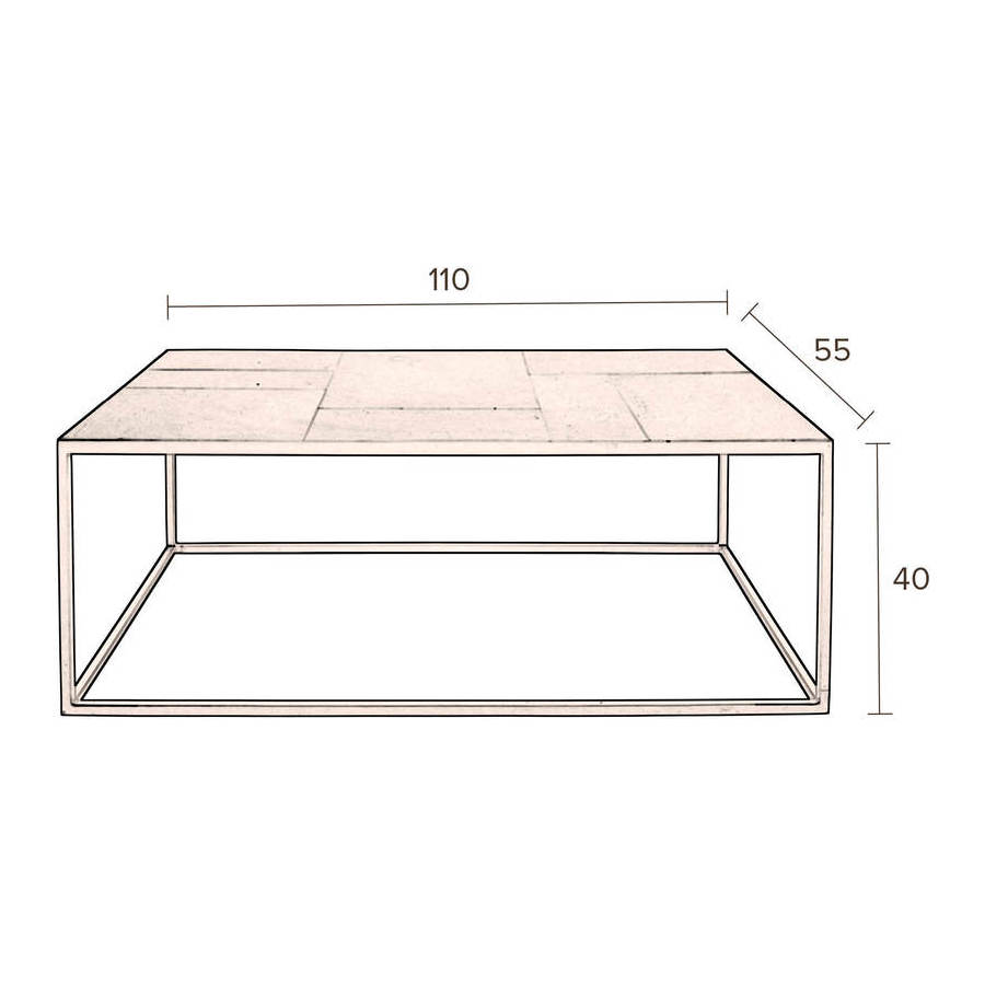 Столик кофейный Lee Dutchbone 2200021 - Вид №7