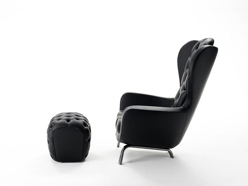 Opinion Ciatti Стеганый пуф, обитый кожей Guelfo sun-id-1504467 - Вид №1