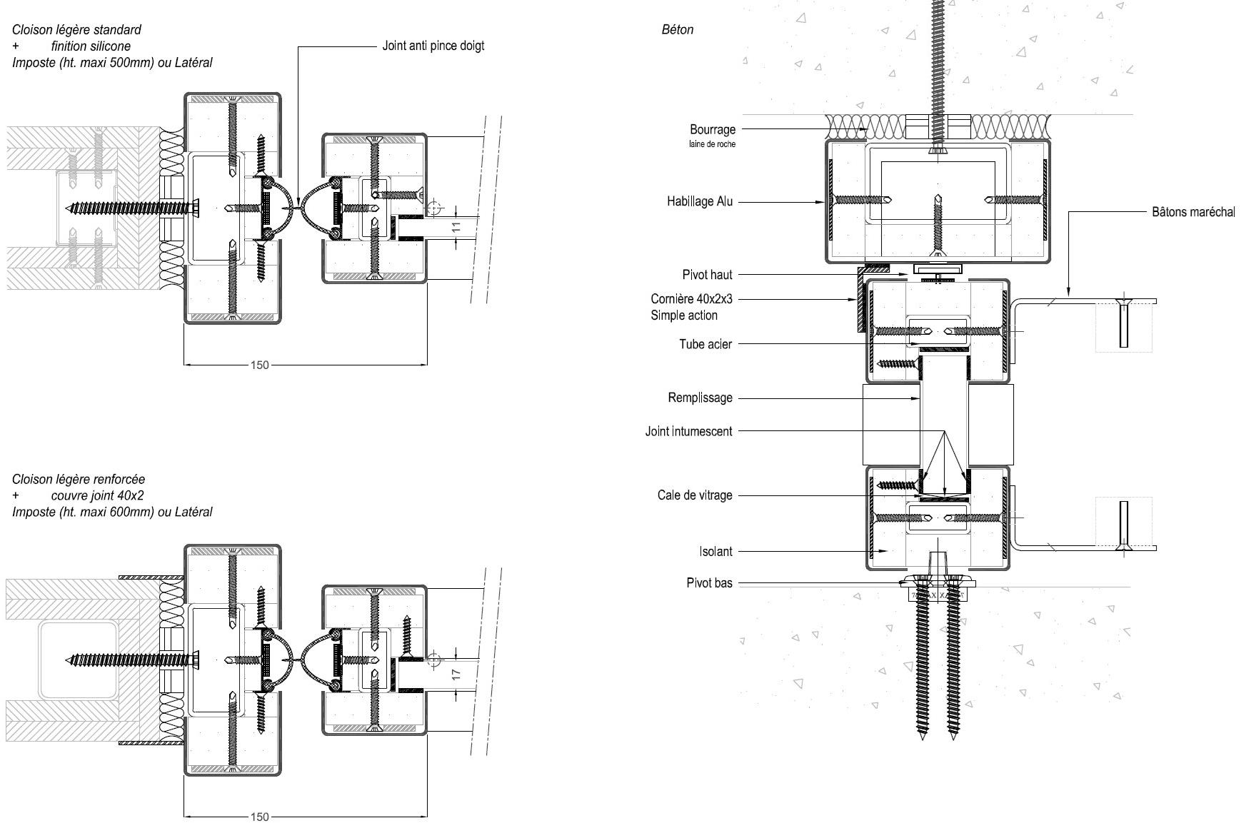 SVF Двустворчатая противопожарная дверь Acierflam Acierflam-bp2v - Вид №11
