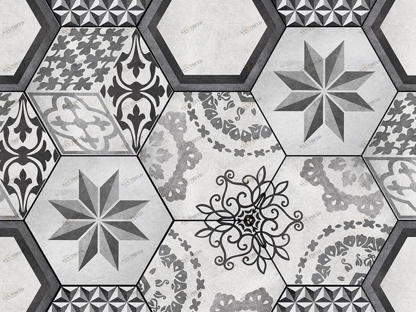 L'ANTIC COLONIAL Настенная / напольная плитка с энкаустическим эффектом для внутреннего и наружного применения sun-id-1430657