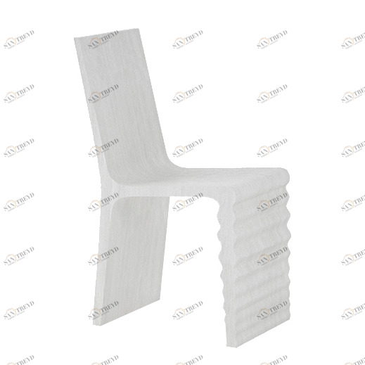 Стул деревянный белый 85х57 см Wave 2 ODINGENIY ДИЗАЙНЕРСКИЕ 178402 Белый 