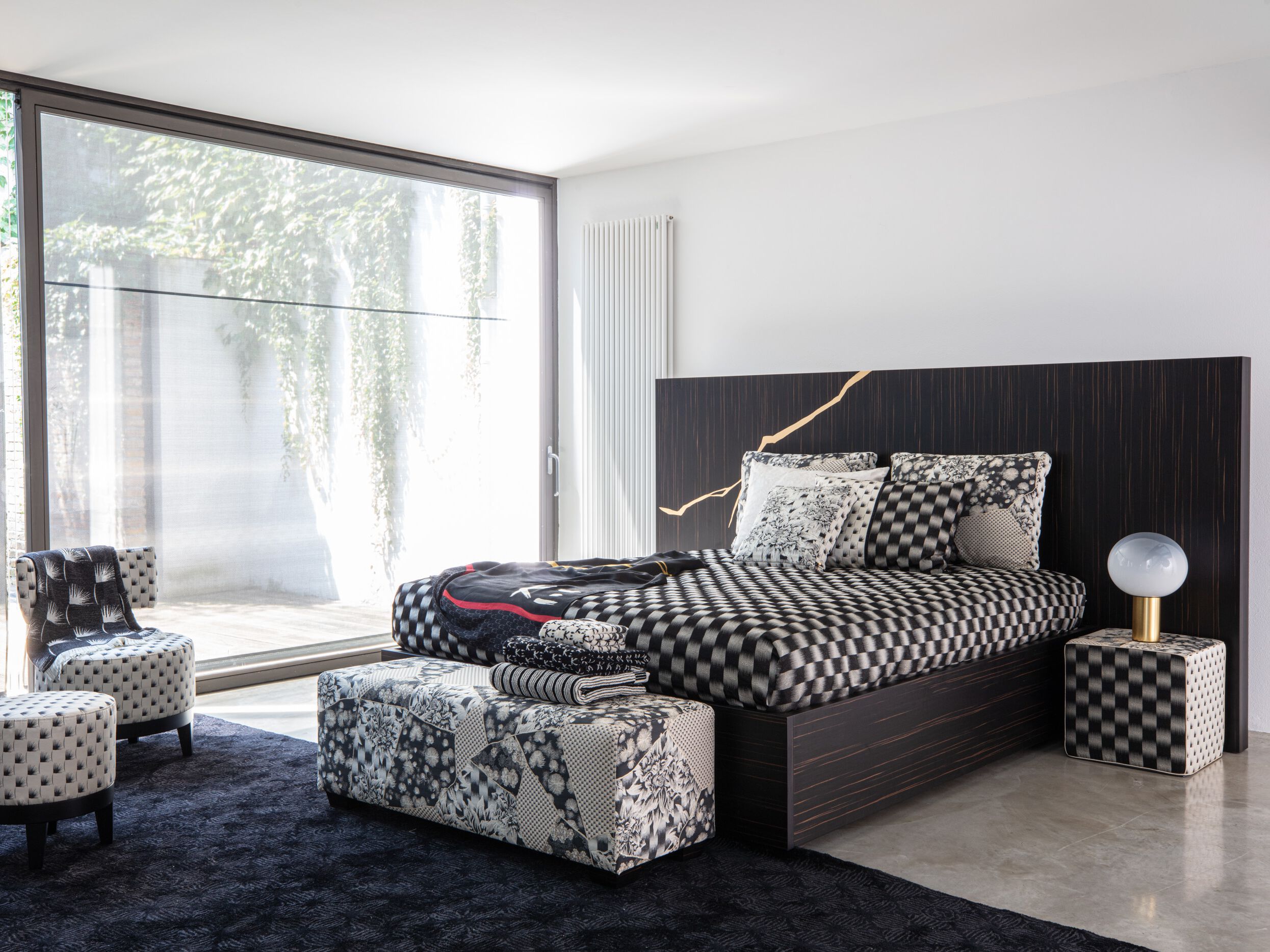 Квадратный пуф из ткани K-3 Shogun ARCH-00018364 - Вид №2