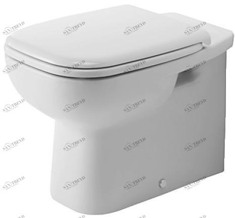 211509 Приставной унитаз напольный Белый Duravit D-Code Германия