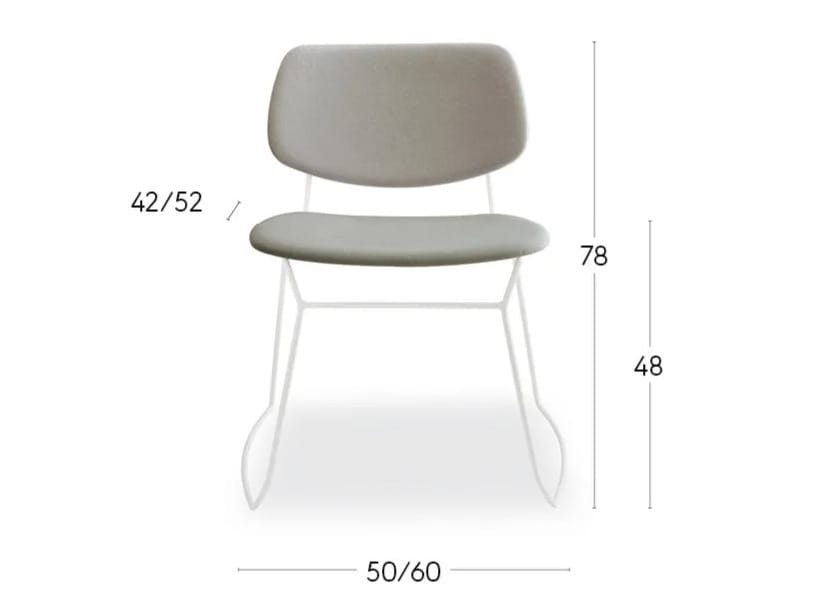 Стальной мягкий стул Billiani Doll ARCH-00135900 - Вид №2