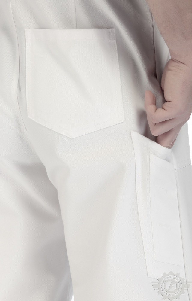 65519 Костюм "Эксперт-2" белый  Летняя спецодежда  размер 60-62/182-188  - Вид №15