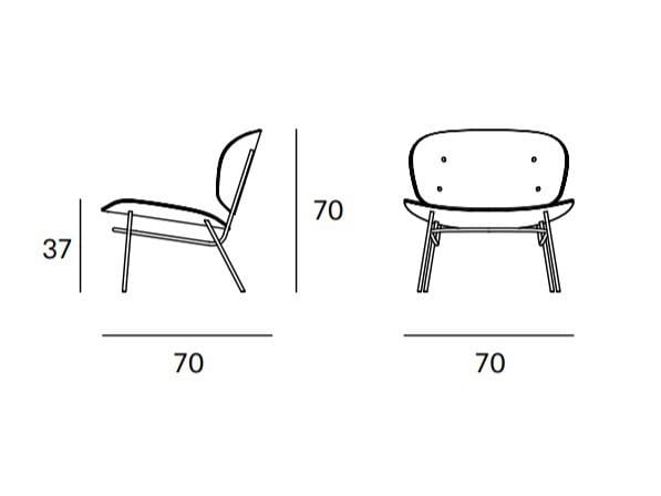 Кресло из ясеня с мягким сиденьем Blasco&Vila Fosca ARCH-00147645 - Вид №9