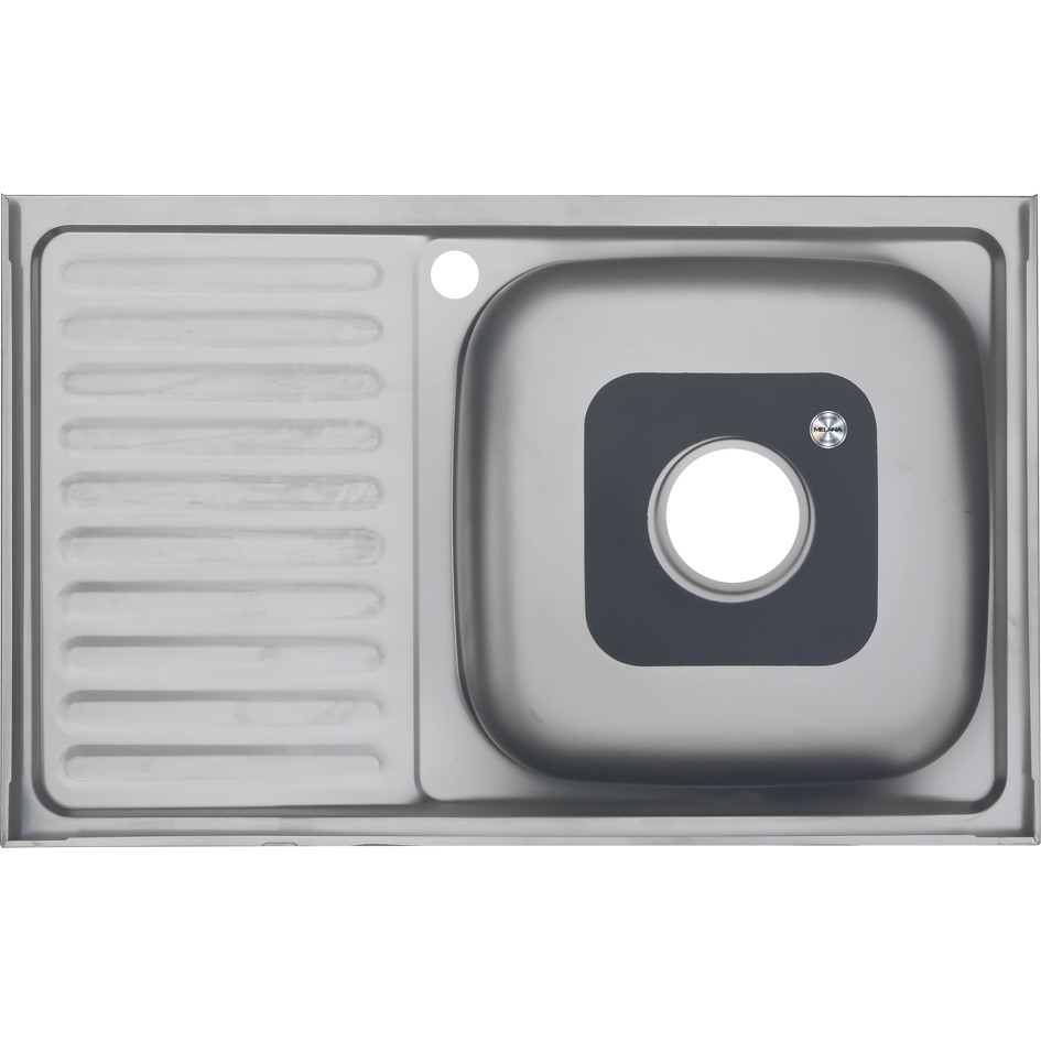 Мойка 8050 L MELANA 0,8/180 накладная прямоугольная с сифоном (005 t L *10) 005 t L (*10) - Вид №2