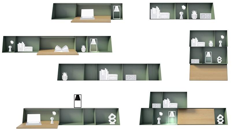 True Design Стол / полка из алюминия и дерева Hella sun-id-1444228 - Вид №14