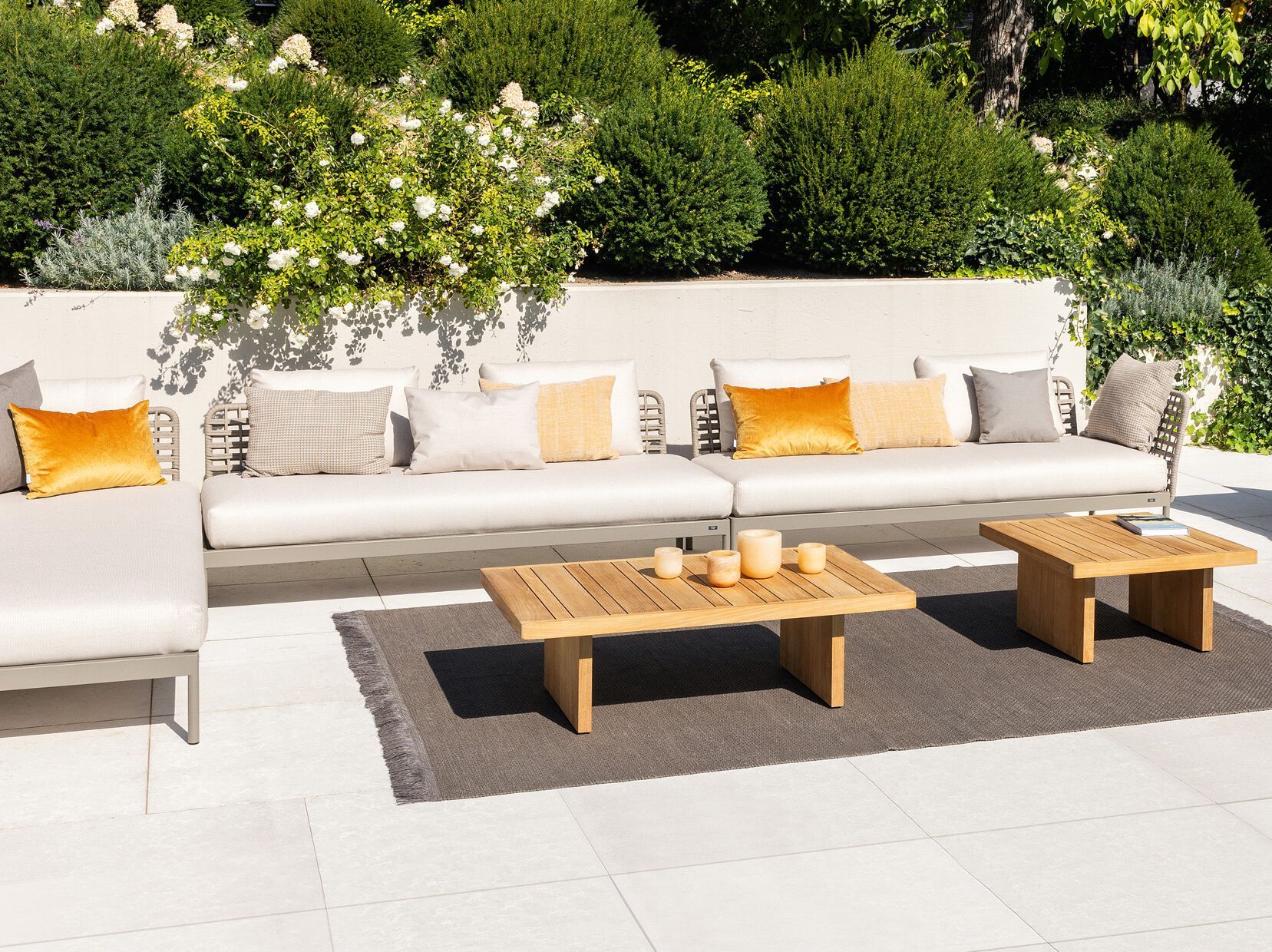 Садовая скамейка в Sunbrella® FISCHER MÖBEL Kairos ARCH-00062030 - Вид №1