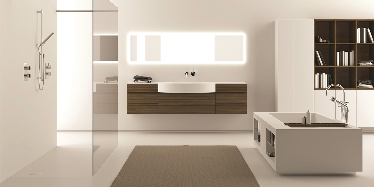 Design Ванна из Corian 1850x920x500 Comfort Tank 3 белая MOMA Design CNTK3301850 - Вид №2