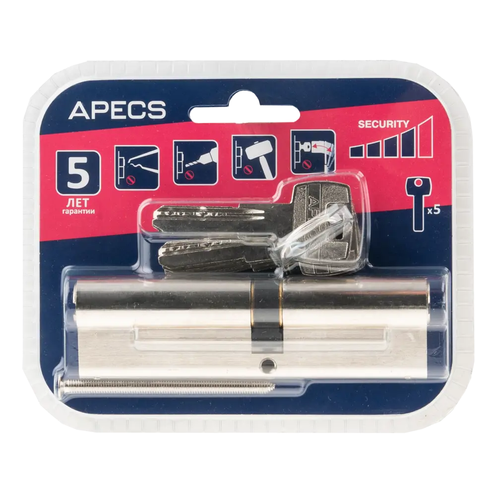 APECS Pro Цилиндровый механизм LM-110 с защитой от взлома 84168126 SM STLM-0046707 - Вид №2