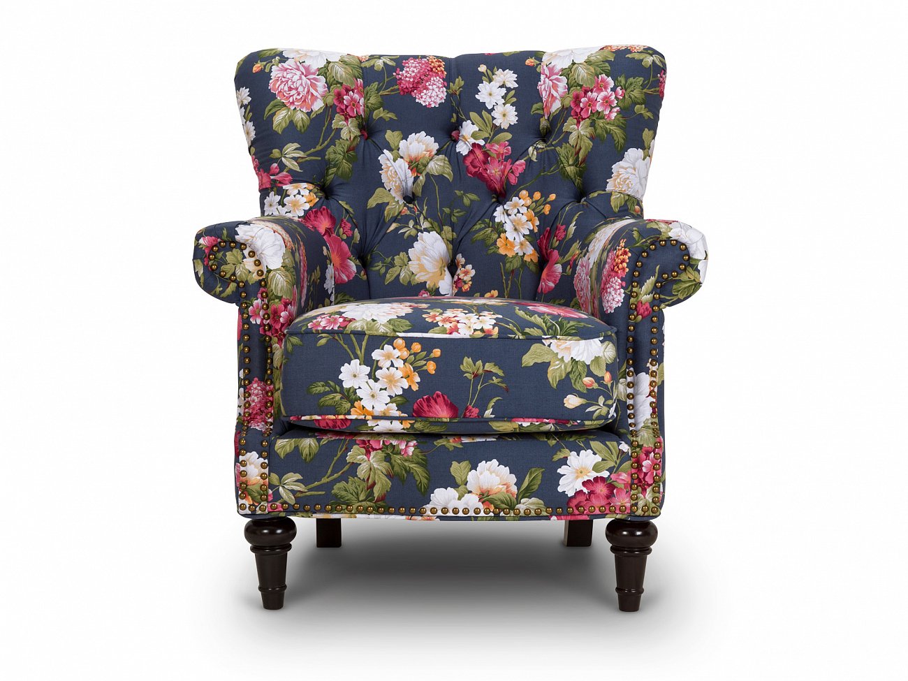 Кресло Falke синее KELLY LOUNGE ДИЗАЙНЕРСКИЕ 210978 Синий  - Вид №1