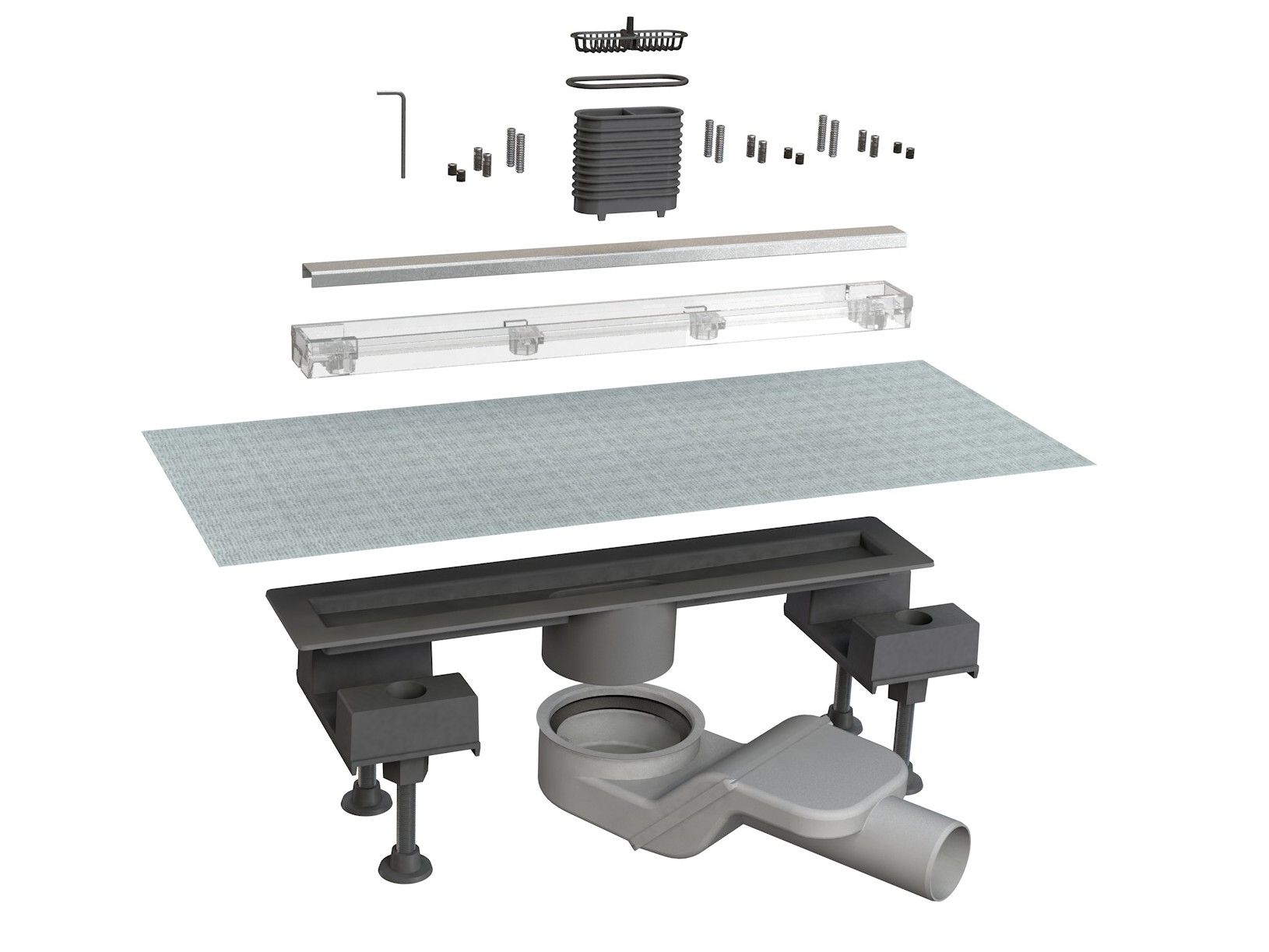Слив для душа из нержавеющей стали Bonomini Canalissima ARCH-00134944