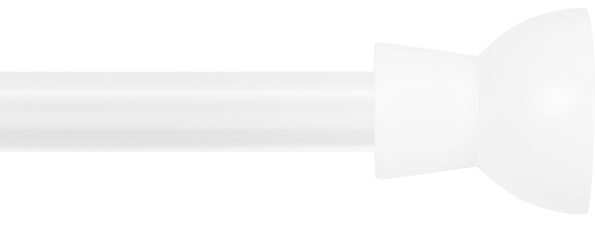 INSPIRE Наконечники «Полушарие» для карнизов — белые матовые, 2 шт 82549304 STLM-0029520 - Вид №1