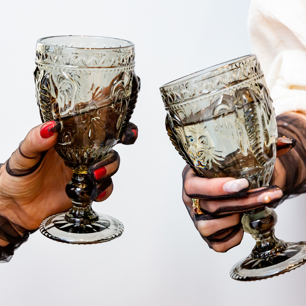 21091722 Комплект бокалов «Рубби» (6 штук, дымчатый серый кварц) Object Desire Светский прием  - Вид №12