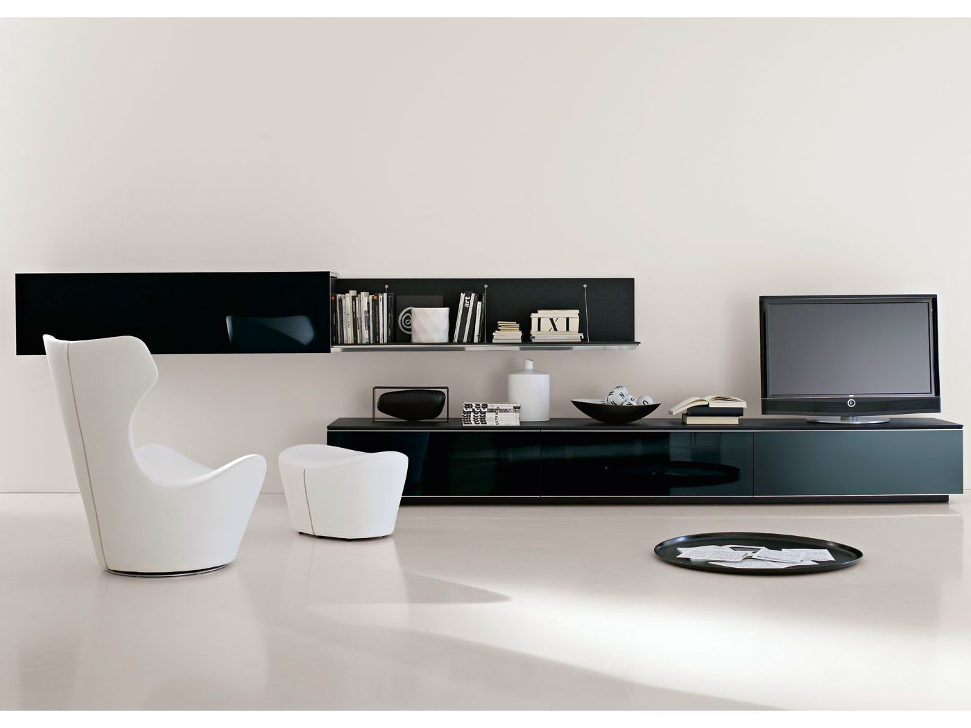 Оборудованная стена с ТВ-стойкой B&B Italia PAB ARCH-00029458 - Вид №8