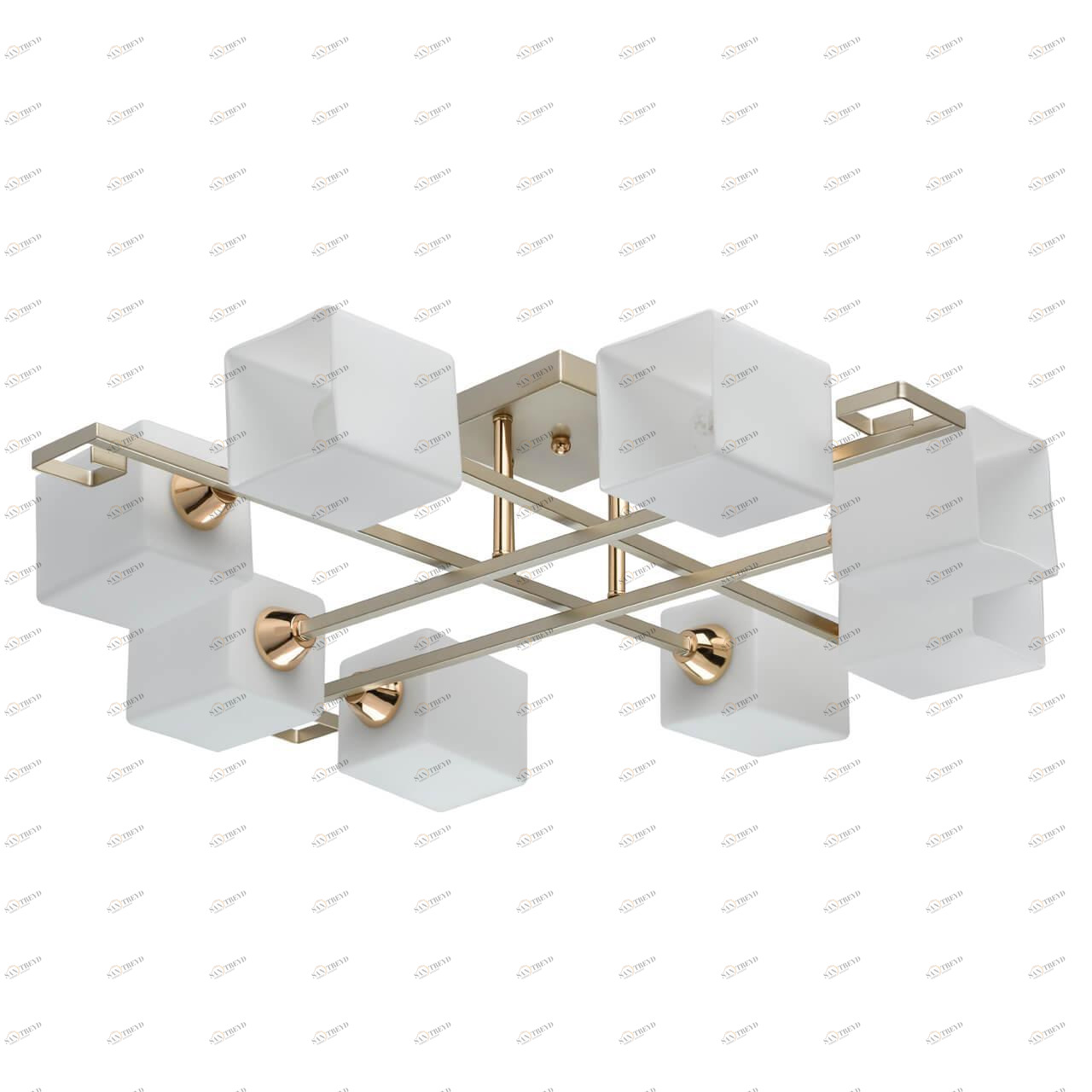 Потолочная люстра De Markt Тетро 673014008 DE MARKT ДИЗАЙНЕРСКИЕ, ТЕТРО 194071 Белый 