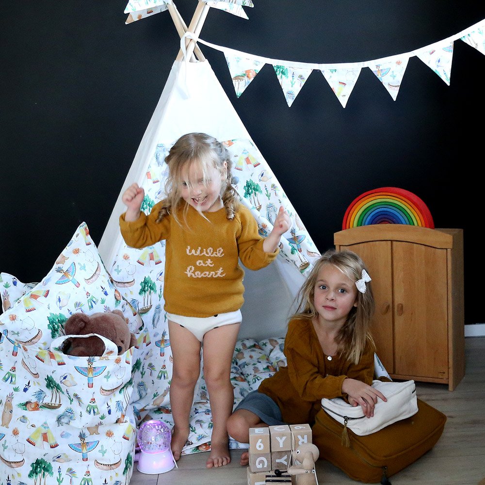 Вигвам Native Party с окном,карманом и флажками VAMVIGVAM NATIVE PARTY 281908 Белый Santreyd  - Вид №7