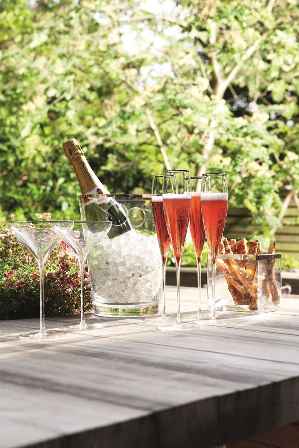 G270-24-381 Ведёрко для льда savoy, 24,5 см, платина LSA International  - Вид №1