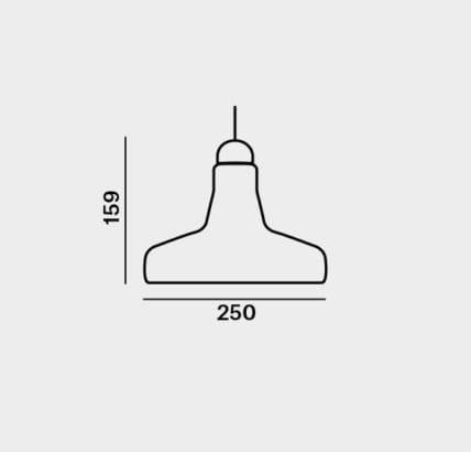 Подвесной светильник из дутого стекла с регулируемой яркостью BROKIS Тени ARCH-00150384 - Вид №26
