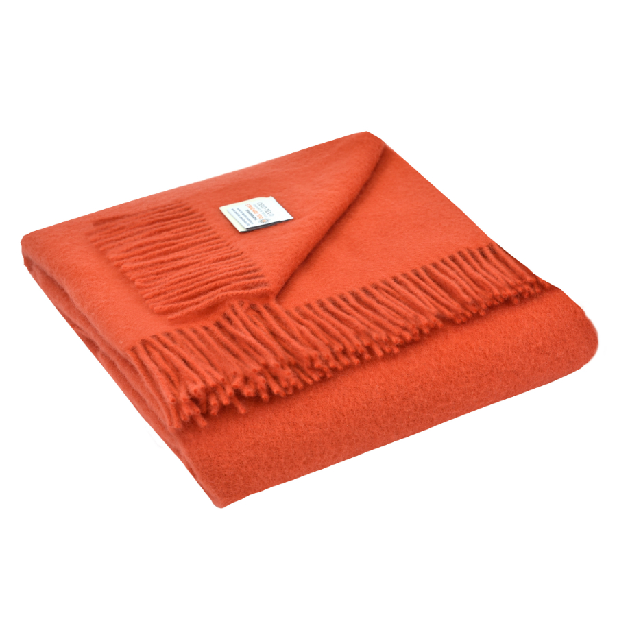 Плед шерстяной Dalia, 130х180 см, красный MARZOTTO DALIA3829 - Вид №1