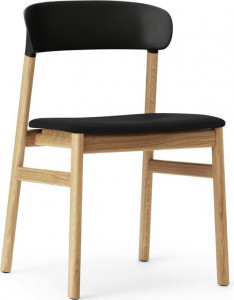 1401011 Herit Chair Обивочный Дуб Synergy Black Normann Copenhagen