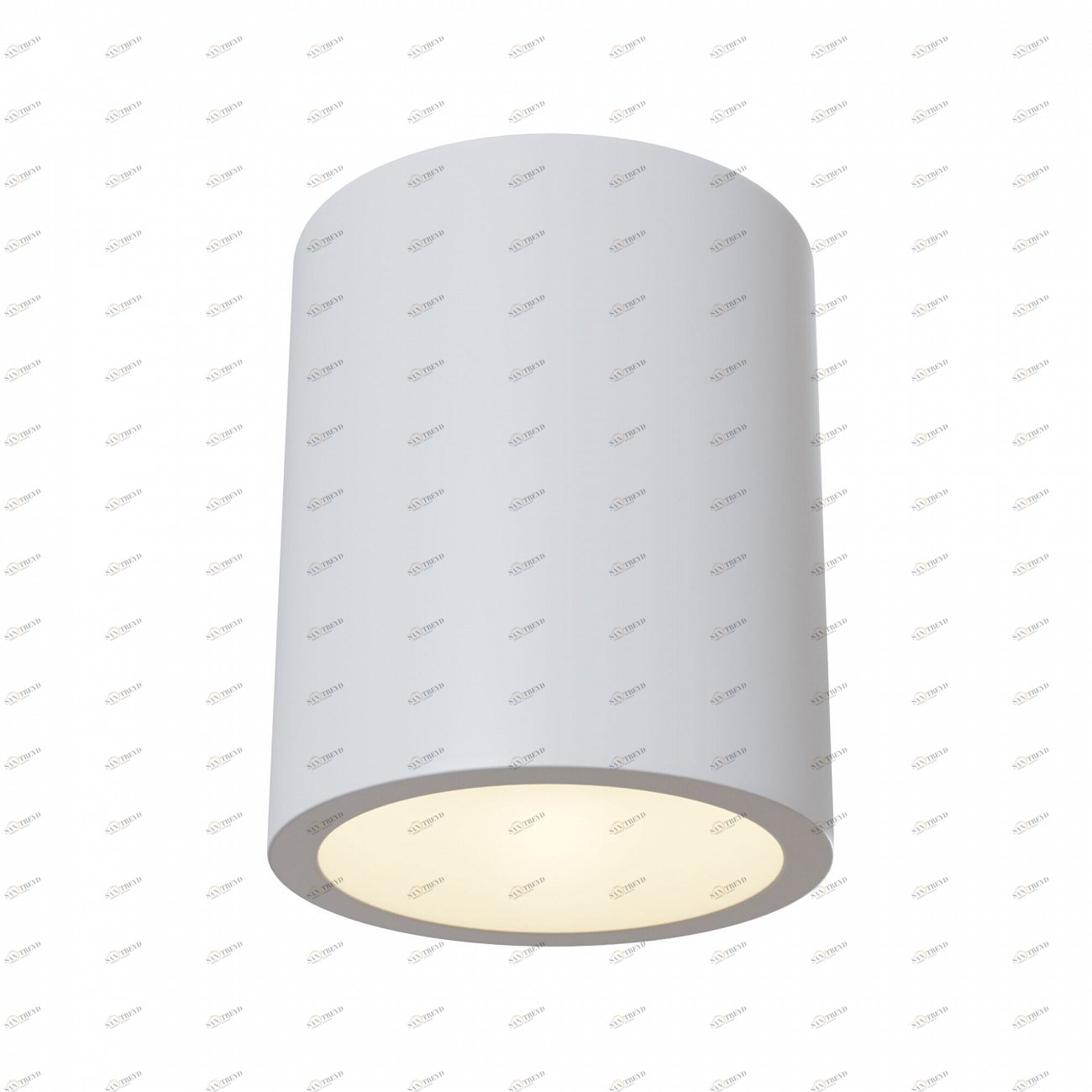 Спот потолочный с гипсовым плафоном 13,5 см белый Conik Gyps C001CW-01W TECHNICAL CEILING & WALL 00-3956991 Белый 