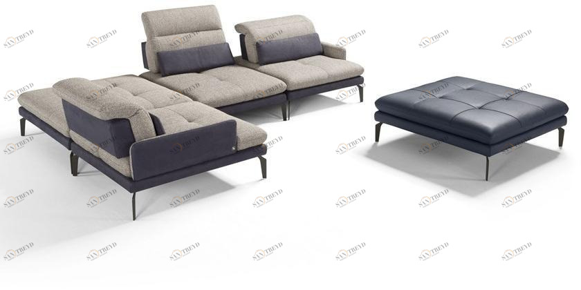 Egoitaliano Модульный регулируемый диван из ткани Jaclyn sun-id-1492907