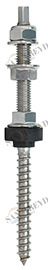 Винт NW 31 12 200 NW31 Tecfi Ø12  M12 x 200 