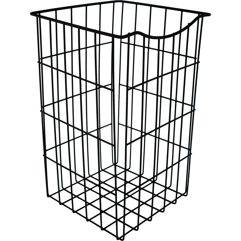Корзина для белья 25x25x40 см цвет чёрный 82135306 STLM-2081698 Santreyd Ferro