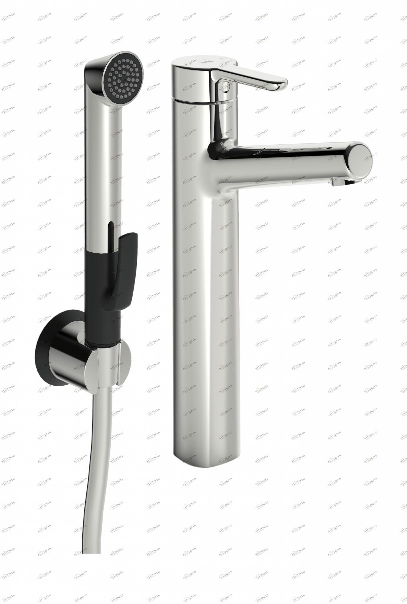 Oras 3003F Высокий смеситель, 3 V 3003F Inspera Хром 