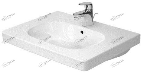 034265 Подвесная раковина настенная овальная Duravit D-Code белая