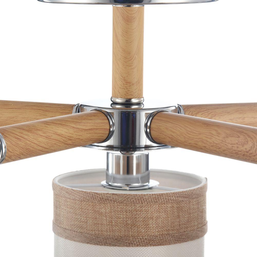 Потолочная люстра Freya Helen FR5329-PL-05-CH FREYA HELEN 187918 Коричневый  - Вид №1