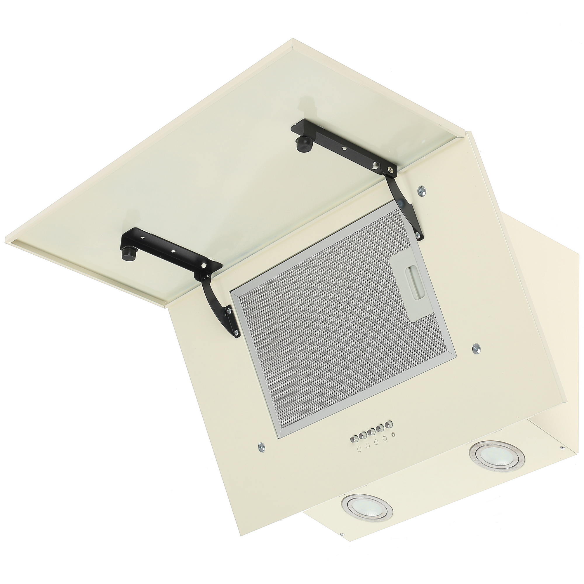 8127960 Вытяжка наклонная KRONA OLLY 600 PB бежевый/бежевый STDN-0141127 - Вид №3