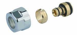 Carlo Poletti A58701M Переходник для пластиковой трубы, гайка цилиндрическая.