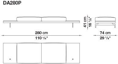 B&B Italia 3-х местный тканевый диван с шезлонгом Dock sun-id-1355318 - Вид №106