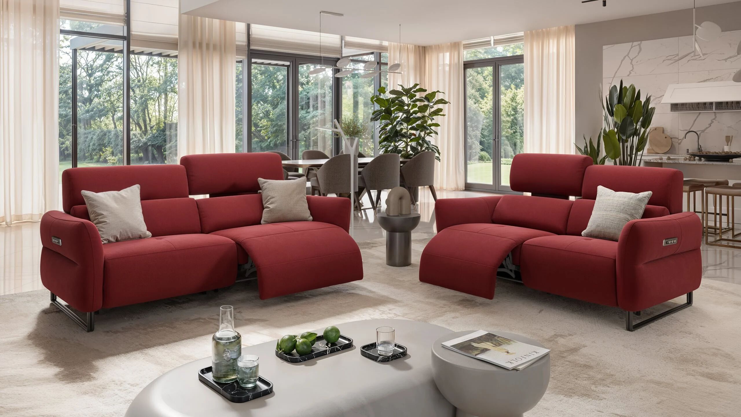 2-местный тканевый диван Sofanella Luna ARCH-00065037 - Вид №3