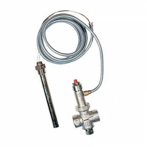 Клапан предохранительный STS с погружной гильзой для твердотопливных котлов WATTS Ind 3/4" 10 бар длина капилляра 1300мм