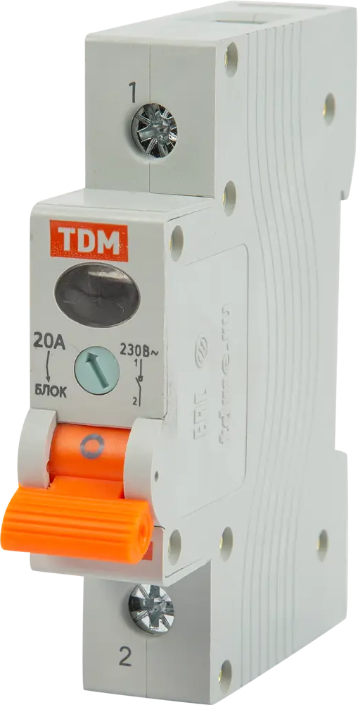 Выключатель нагрузки TDM Electric ВН-32 1P для безопасного управления сетью 84399558