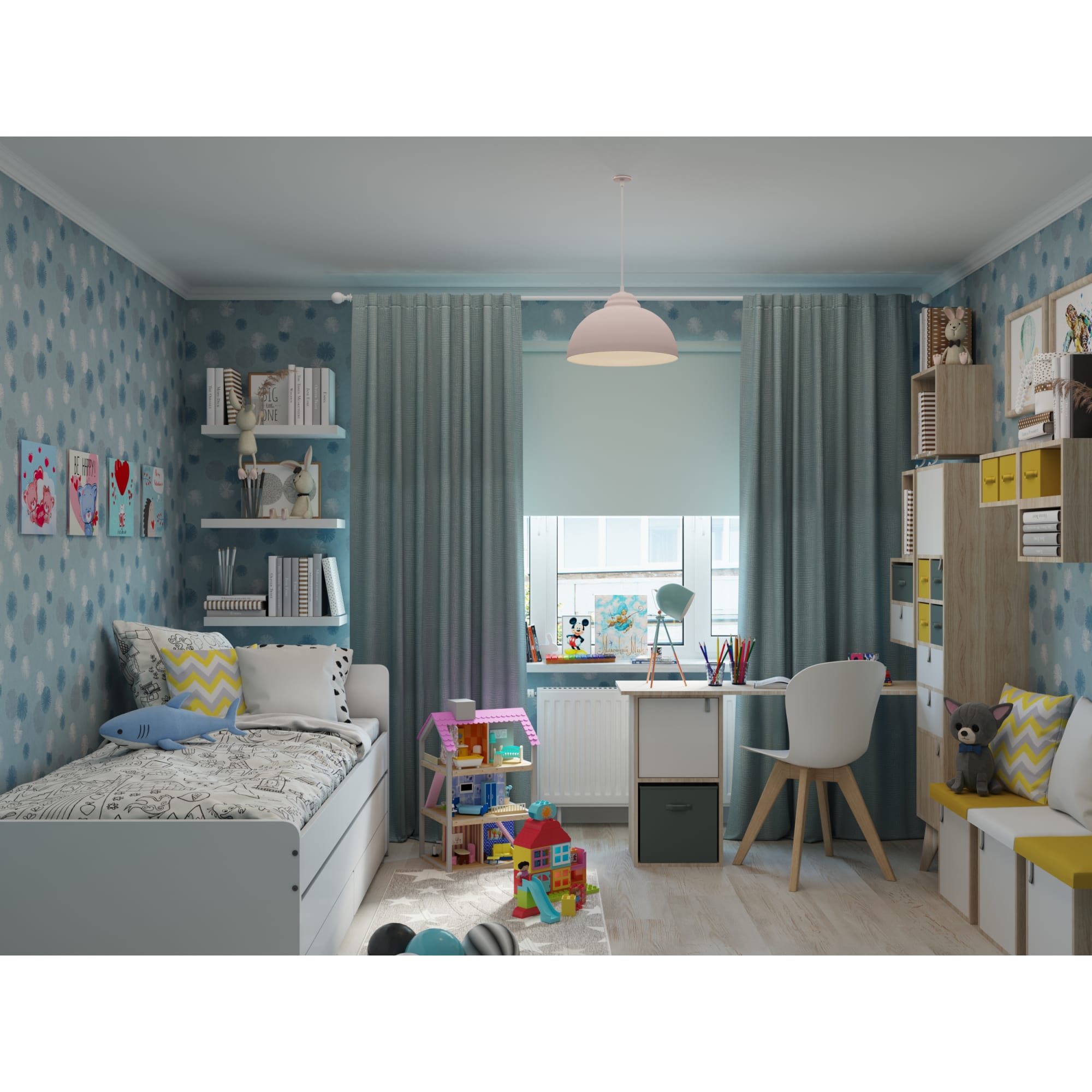 81945487 Картина на холсте «Воздушный шар» 30х30 см Santreyd  - Вид №4