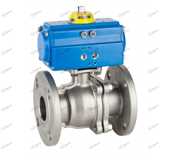 GENEBRE 5528a 14 162 2PC B.V. FLANGES ACT. PNEUM 